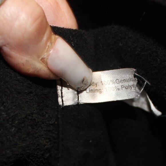 $325 Hobo The Original Journey Nubuck Studded Side Ties Tote Shoulder Bag - Picture 8 of 8